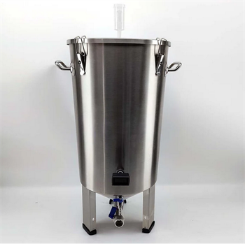 Konisk Gærtank 32 liter i Rustfrit Stål m. Digitalt termometer